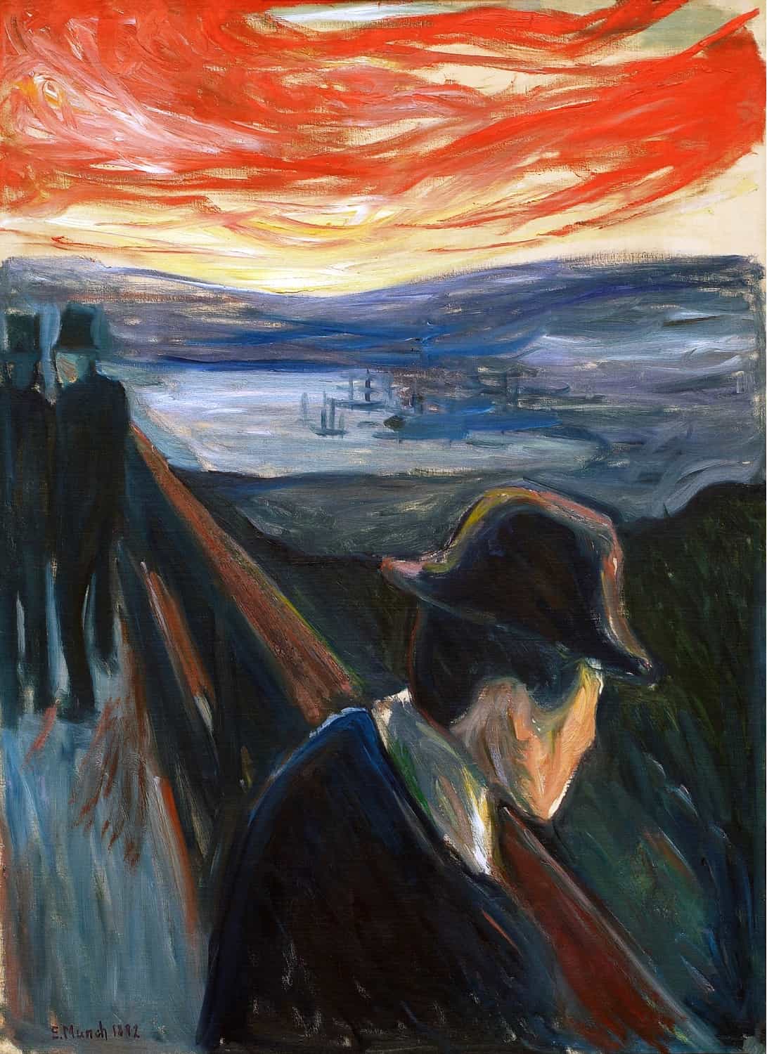 Despair by Edvard Munch poster