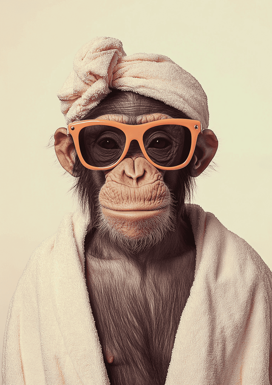 Chimpanzee Chill poster