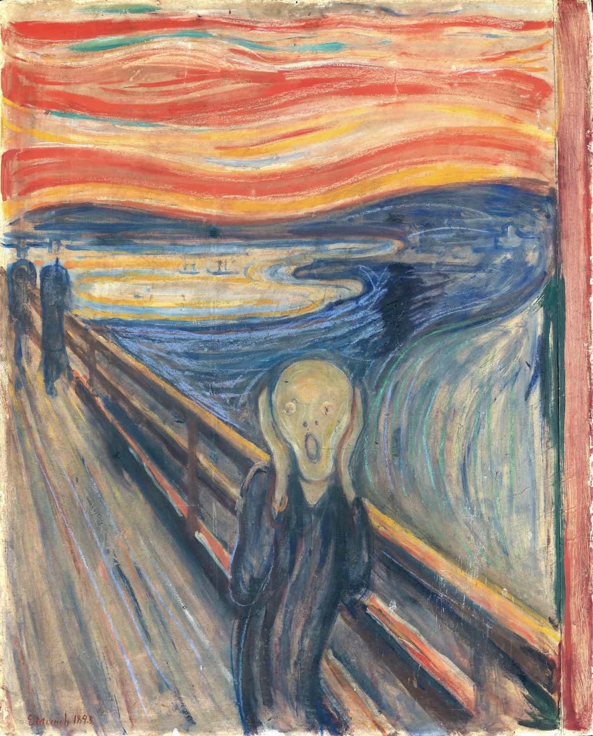 Scream by Edvard Munch poster